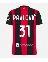 AC Milan Strahinja Pavlovic #31 Domácí Dres pro Dámské 2026-27 Krátký Rukáv